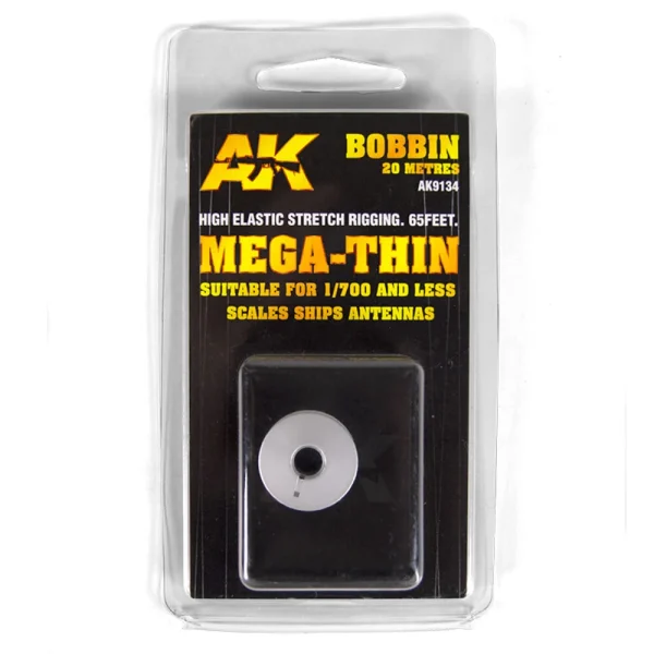 5568307537 AK Interactive – ELASTIC RIGGING BOBBINMEGA-THIN – AK9134 - AK Interactive - Ludik Vault