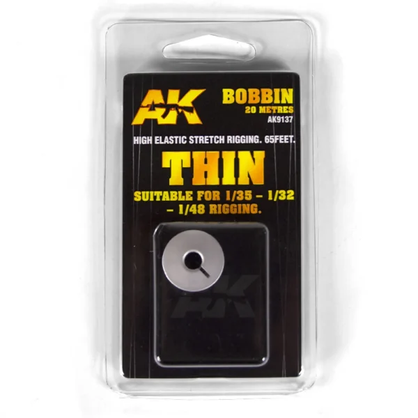 5568307568 AK Interactive – ELASTIC RIGGING BOBBIN THIN – AK9137 - AK Interactive - Ludik Vault