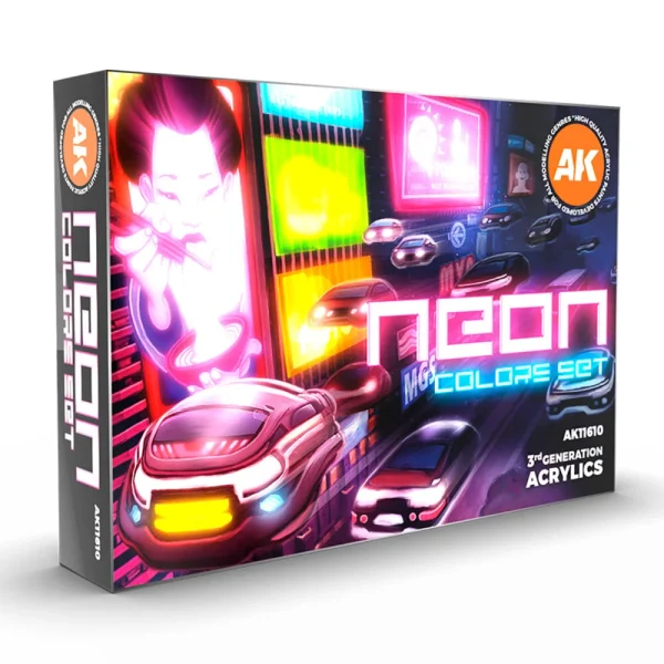 5568307865 AK Interactive – NEON COLORS SET – AK11610 - AK Interactive - Ludik Vault