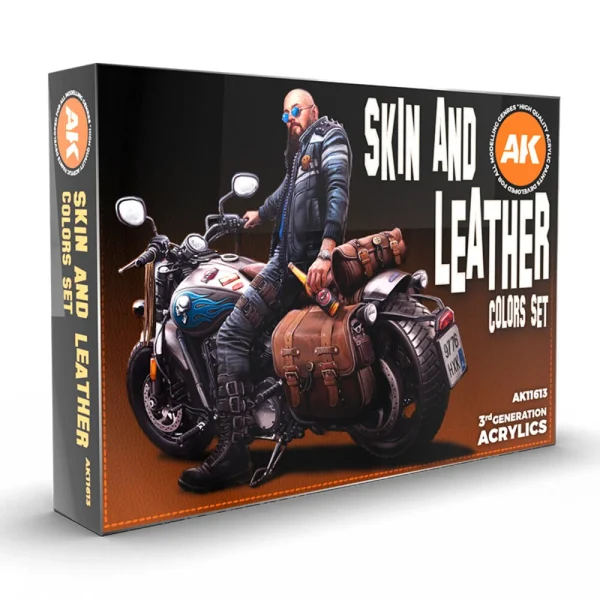 AK Interactive – SKIN AND LEATHER COLORS SET – AK11613 - AK Interactive - Ludik Vault