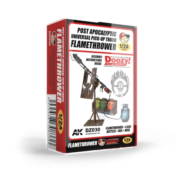 5568308336 AK Interactive – UNIVERSAL PICK-UP TRUCK FLAMETHROWER / LANZALLAMAS POST APOCALÍPTICO PARA PICK-UP UNIVERSAL – DZ030 - AK Interactive - Ludik Vault