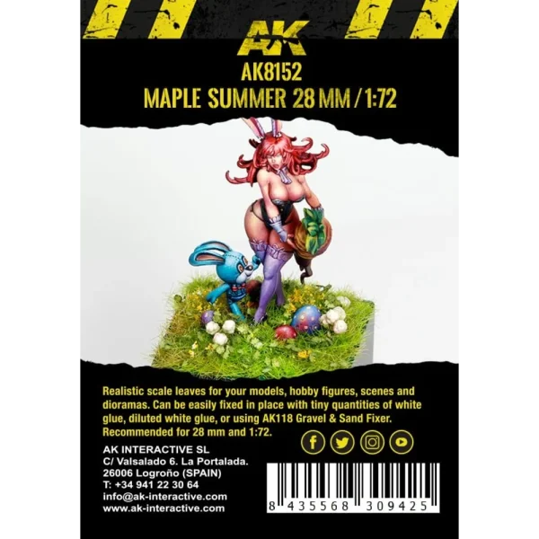 5568309425-1 AK Interactive - MAPLE SUMMER LEAVES 1/72 - AK8152