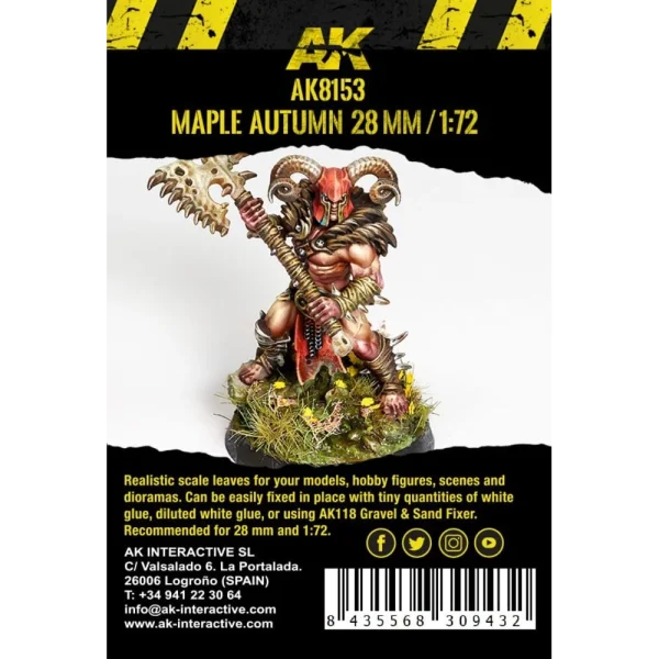 5568309432-1 AK Interactive - MAPLE AUTUMN LEAVES 1/72 - AK8153