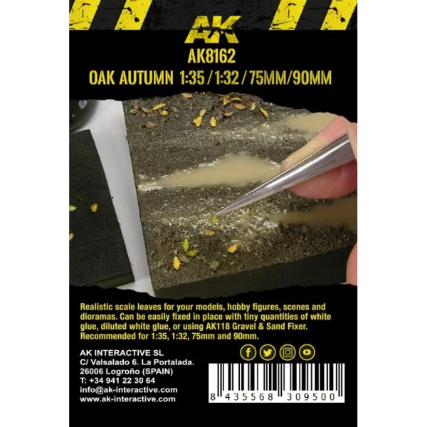 5568309500-1 AK Interactive - OAK AUTUMN LEAVES 1/35 - AK8162