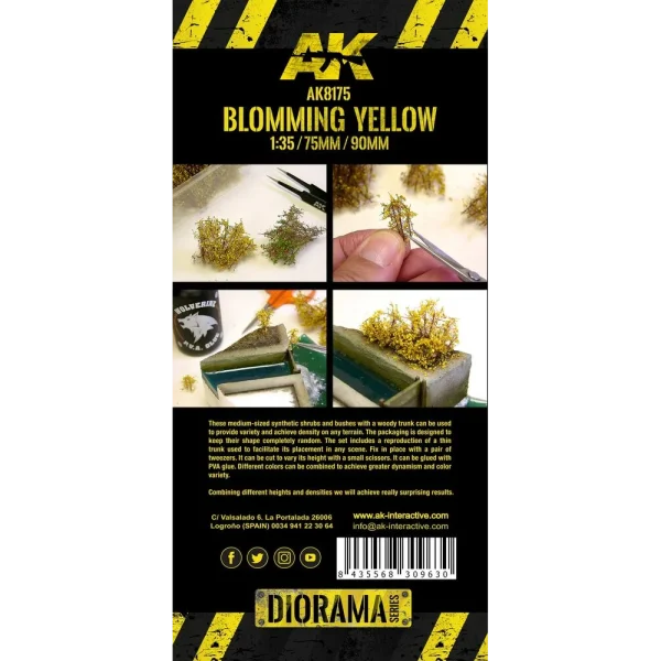 AK Interactive - BLOMMING YELLOW SHRUBBERIES - AK8175