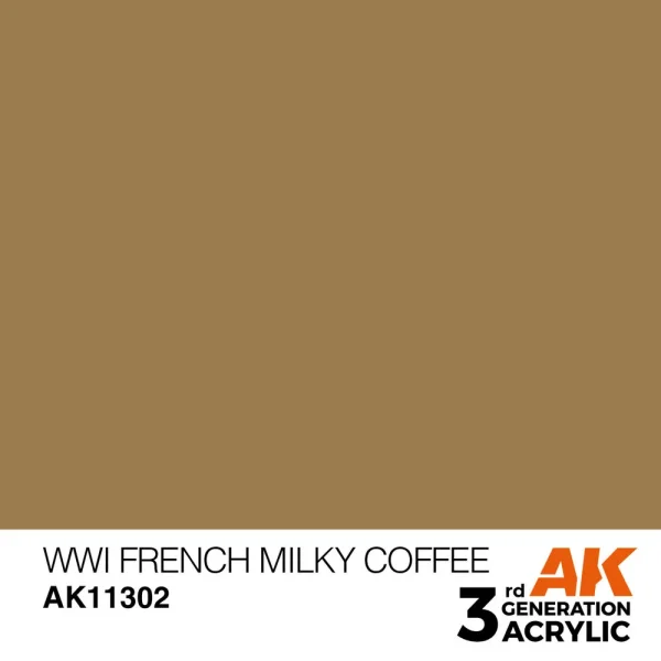 AK Interactive – WWI French Milky Coffee – AK11302 - AK Interactive - Ludik Vault