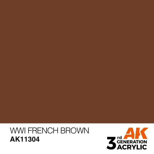 AK Interactive – WWI French Brown – AK11304 - AK Interactive - Ludik Vault