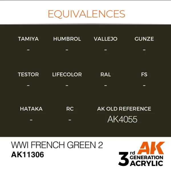AK Interactive - WWI French Green 2 - AK11306