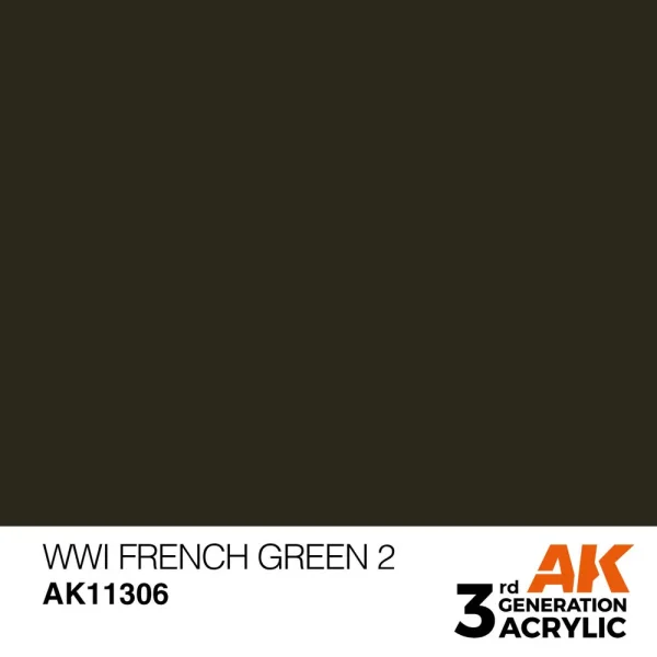 AK Interactive – WWI French Green 2 – AK11306 - AK Interactive - Ludik Vault