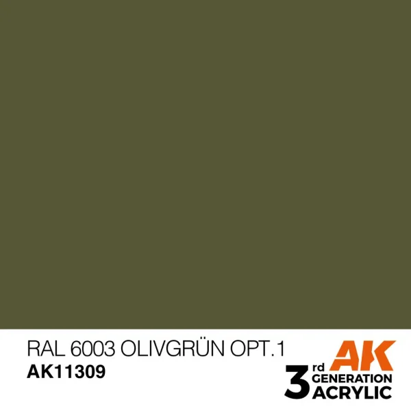AK Interactive – RAL 6003 Olivgrün opt.1 – AK11309 - AK Interactive - Ludik Vault