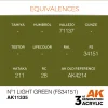 5568309982-1 AK Interactive - Nº1 Light Green (FS34151) - AK11335