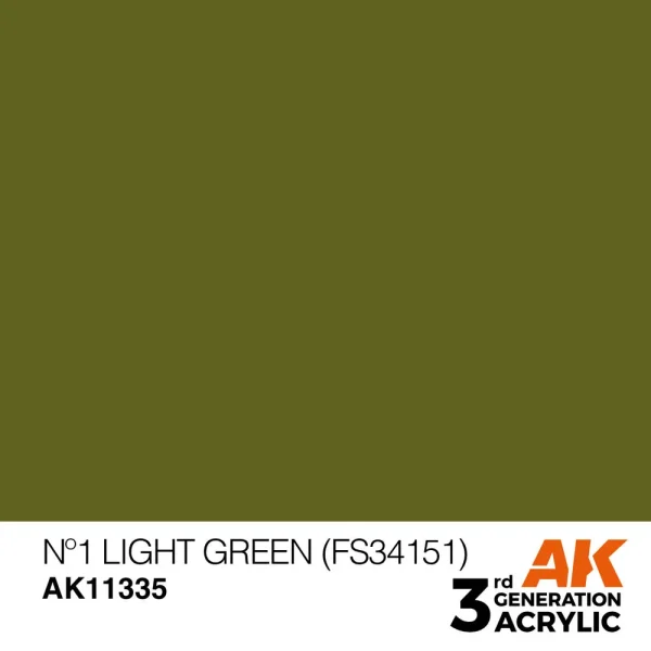 AK Interactive – Nº1 Light Green (FS34151) – AK11335 - AK Interactive - Ludik Vault
