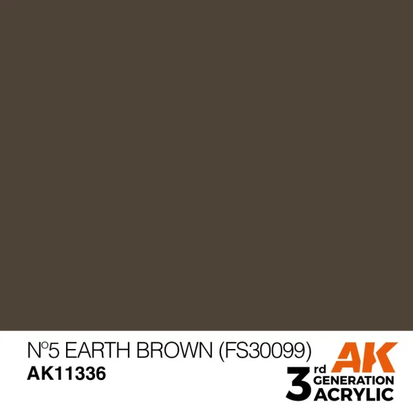AK Interactive – Nº5 Earth Brown (FS30099) – AK11336 - AK Interactive - Ludik Vault