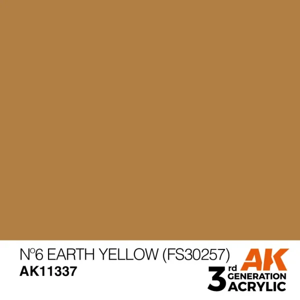 5568310001 AK Interactive – Nº6 Earth Yellow (FS30257) – AK11337 - AK Interactive - Ludik Vault