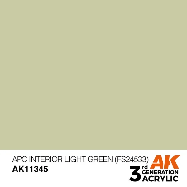 AK Interactive – APC Interior Light Green (FS24533) – AK11345 - AK Interactive - Ludik Vault