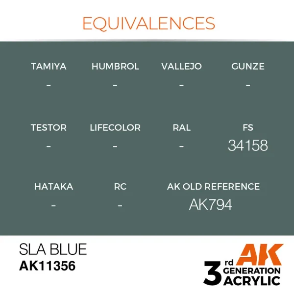 AK Interactive - SLA Blue - AK11356