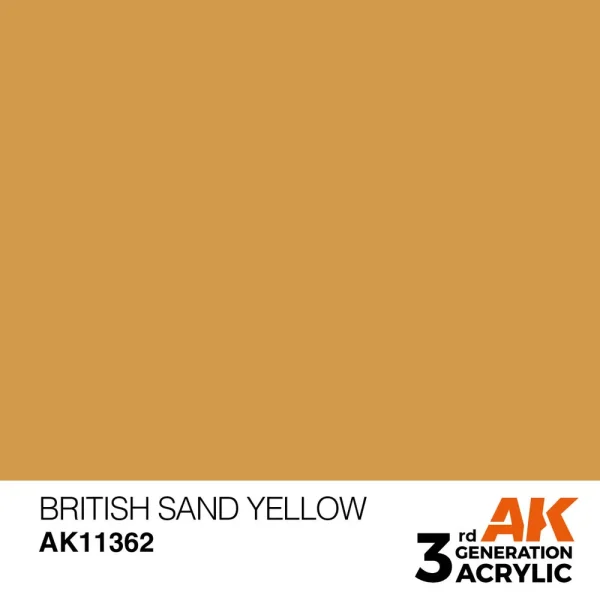 AK Interactive – British Sand Yellow – AK11362 - AK Interactive - Ludik Vault