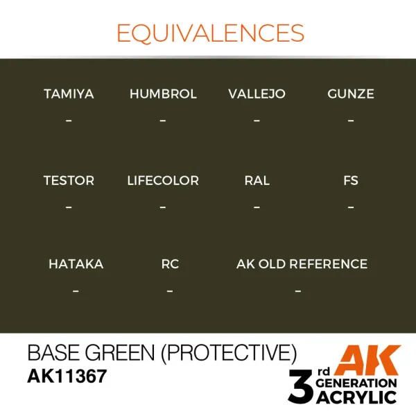 5568310308-1 AK Interactive - Base Green (Protective) - AK11367