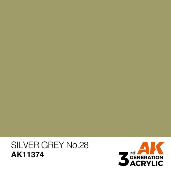 AK Interactive – Silver Grey No.28 – AK11374 - AK Interactive - Ludik Vault