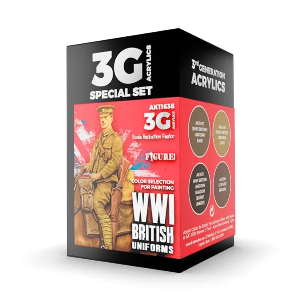 AK Interactive – WWI BRITISH UNIFORMS 3G – AK11638 - AK Interactive - Ludik Vault