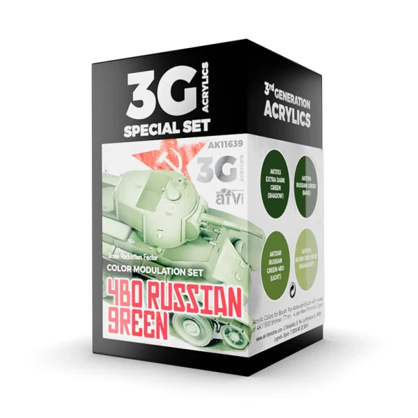 AK Interactive – MODULATION 4BO RUSSIAN GREEN 3G – AK11639 - AK Interactive - Ludik Vault