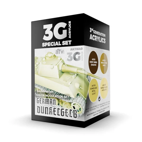5568310629 AK Interactive – MODULATION GERMAN DUNKELGELB 3G – AK11640 - AK Interactive - Ludik Vault