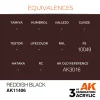 AK Interactive - Reddish Black - AK11406