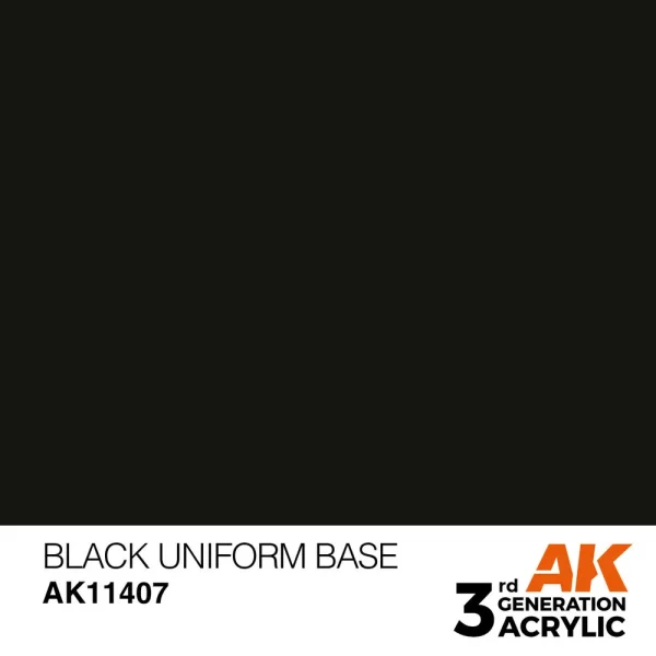 5568310735 AK Interactive – Black Uniform Base – AK11407 - AK Interactive - Ludik Vault