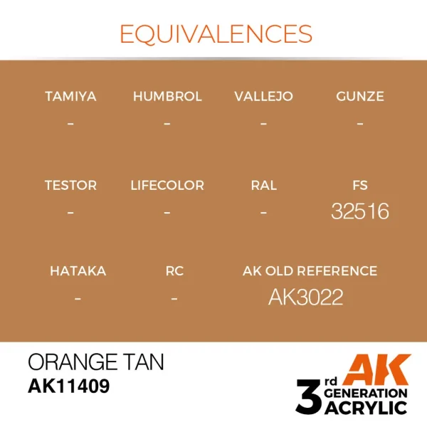 5568310759-1 AK Interactive - Orange Tan - AK11409
