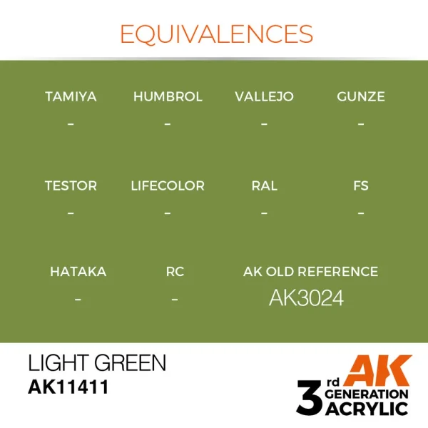 5568310773-1 AK Interactive - Light Green - AK11411