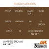 AK Interactive - Waffen Brown - AK11417