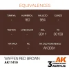 5568310858-1 AK Interactive - Waffen Red Brown - AK11419