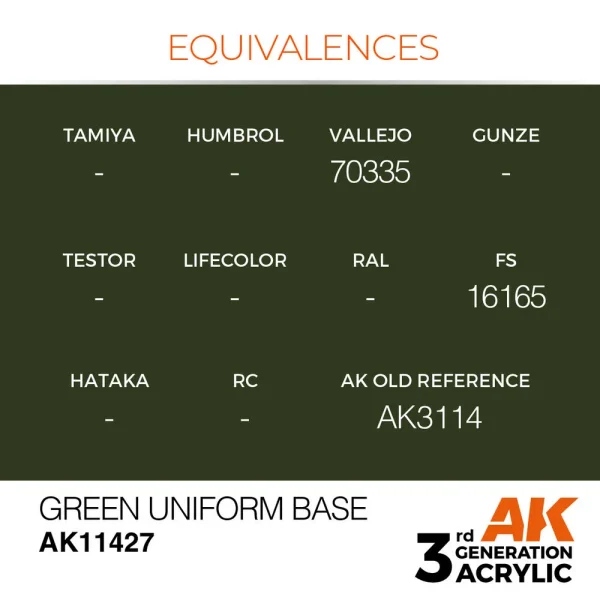 AK Interactive - Green Uniform Base - AK11427
