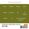 5568310957-1 AK Interactive - Russian Uniform Lights - AK11429