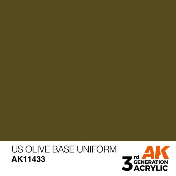 5568310995 AK Interactive – US Olive Base Uniform – AK11433 - AK Interactive - Ludik Vault