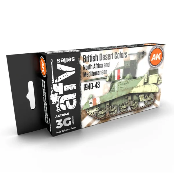 AK Interactive – BRITISH DESERT COLOURS 3G – AK11646 - AK Interactive - Ludik Vault