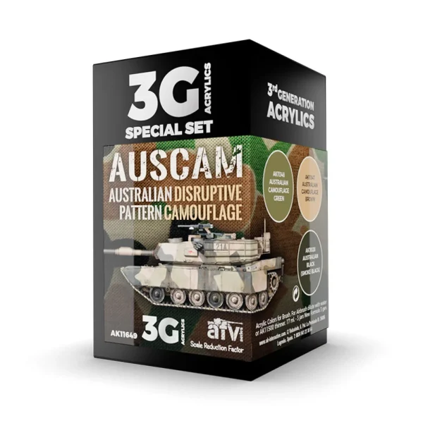AK Interactive – AUSCAM COLORS SET 3G – AK11649 - AK Interactive - Ludik Vault