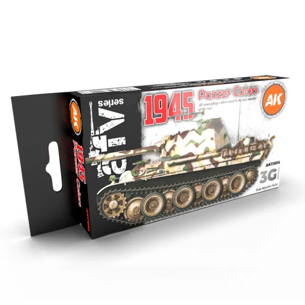 AK Interactive – 1945 GERMAN LATE COLORS 3G – AK11654 - AK Interactive - Ludik Vault