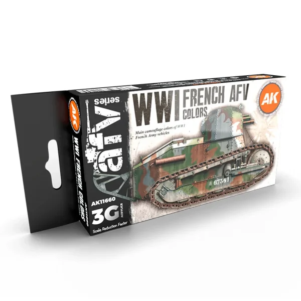 AK Interactive – WWI FRENCH COLORS 3G – AK11660 - AK Interactive - Ludik Vault