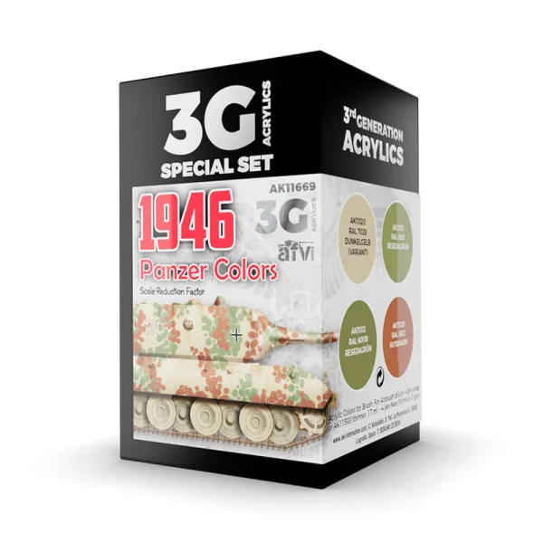 5568311336 AK Interactive – PANZER COLORS 1946 3G – AK11669 - AK Interactive - Ludik Vault