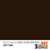 AK Interactive – S.C.C. No.1A Very Dark Brown – AK11384 - AK Interactive - Ludik Vault