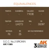 5568311411-1 AK Interactive - S.C.C. No.2 Brown - AK11385