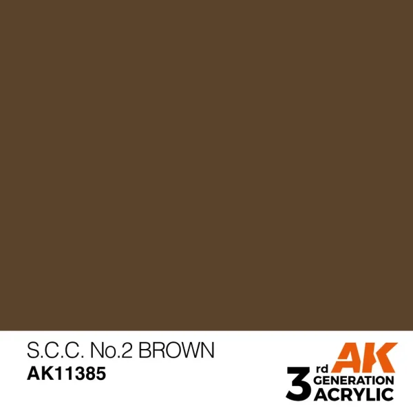 AK Interactive – S.C.C. No.2 Brown – AK11385 - AK Interactive - Ludik Vault