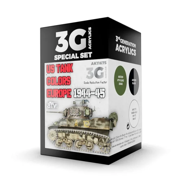 AK Interactive – US TANK COLORS EUROPE 1944-45 – AK11675 - AK Interactive - Ludik Vault