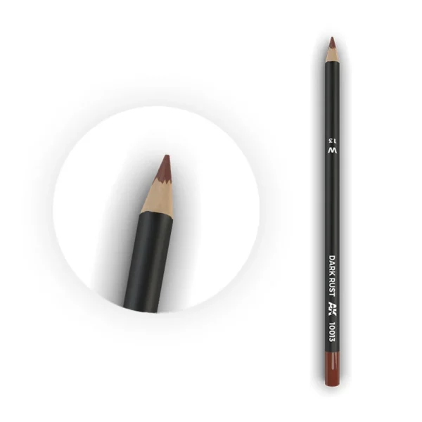 AK Interactive – Watercolor Pencil Dark Rust – AK10013 - AK Interactive - Ludik Vault