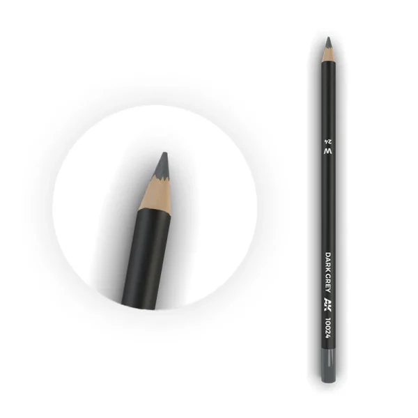 AK Interactive – Watercolor Pencil Dark Grey – AK10024 - AK Interactive - Ludik Vault