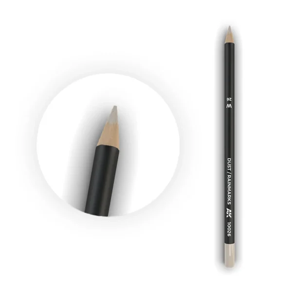 AK Interactive – Watercolor Pencil Dust-Rainmarks – AK10026 - AK Interactive - Ludik Vault