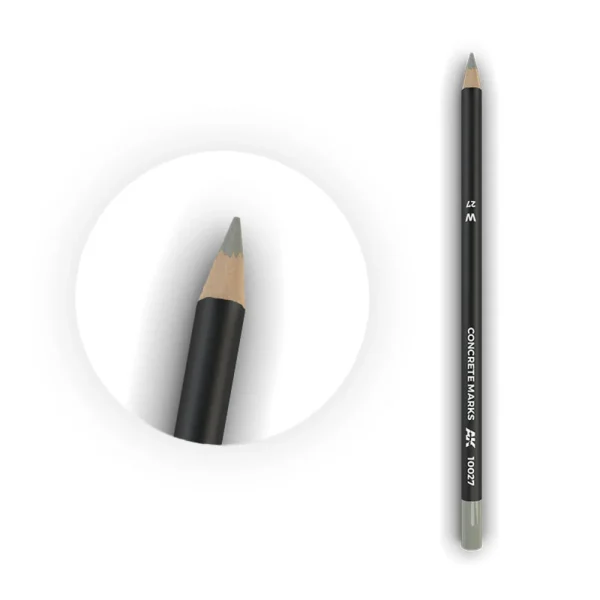 AK Interactive – Watercolor Pencil Concrete Marks – AK10027 - AK Interactive - Ludik Vault