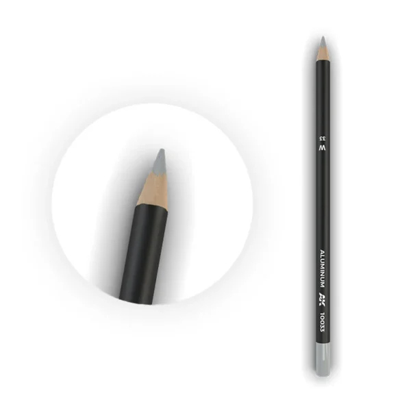 AK Interactive – Watercolor Pencil Aluminum – AK10033 - AK Interactive - Ludik Vault