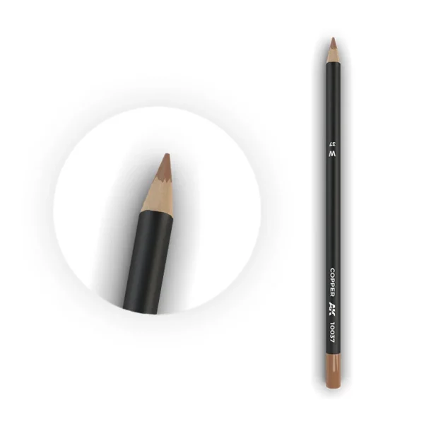AK Interactive – Watercolor Pencil Copper – AK10037 - AK Interactive - Ludik Vault